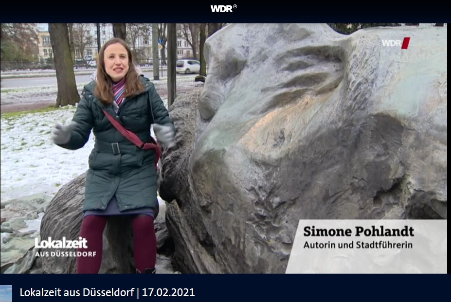 Simone Pohlandt in der Lokalzeit Düsseldorf am 17.2.2021