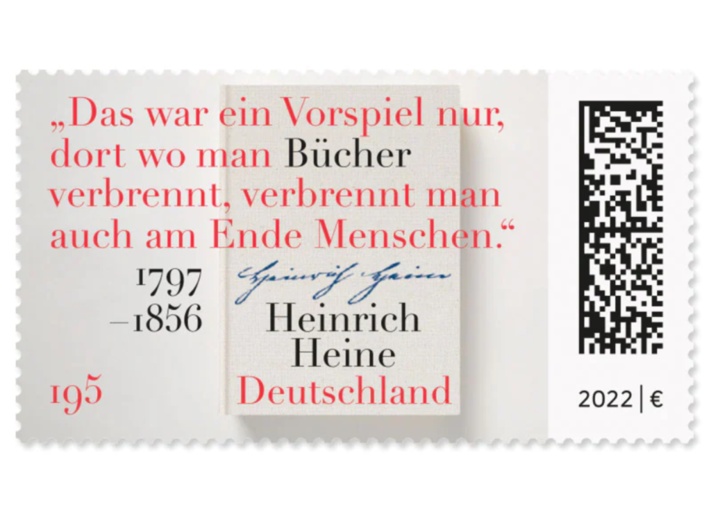 Heinrich-Heine-Sondermarke | Deutsche Post 2022