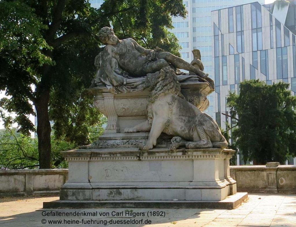 Gefallenendenkmal Carl Hilgers 1892 in Düsseldorf