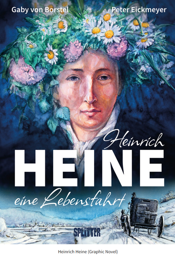 Cover zur Graphic Novel für Heinrich Heine. Foto: Splitter Verlag